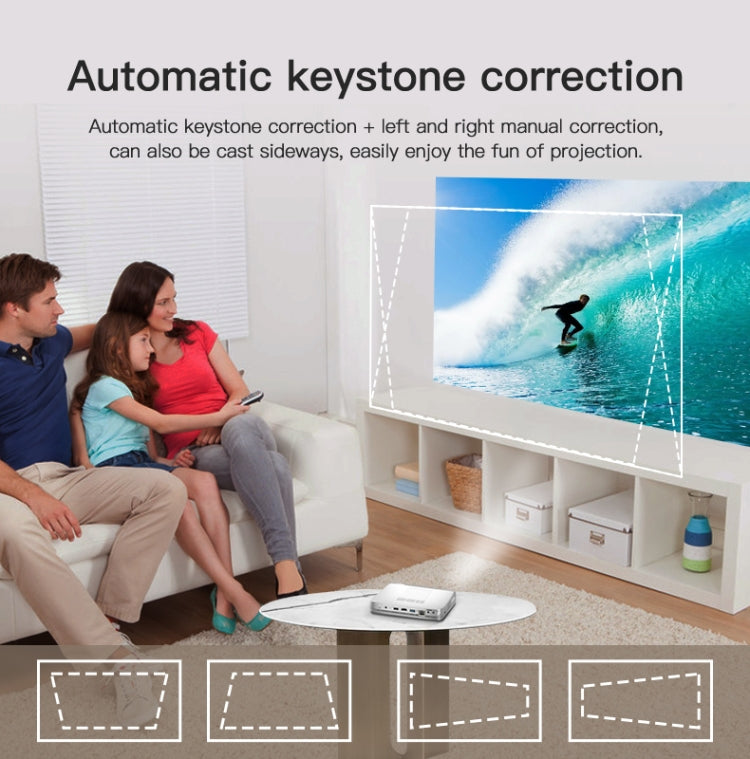 WOWOTO T9S TI DLP DMD 0.45 1280 x 800 4K 350ANSI RGB LED Smart Projector
