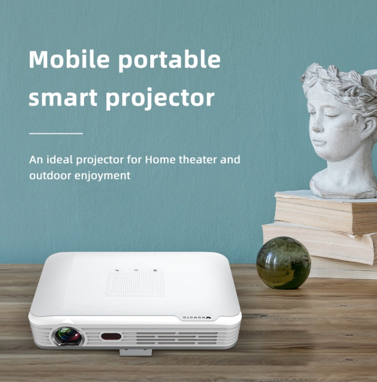 WOWOTO T9S TI DLP DMD 0.45 1280 x 800 4K 350ANSI RGB LED Smart Projector