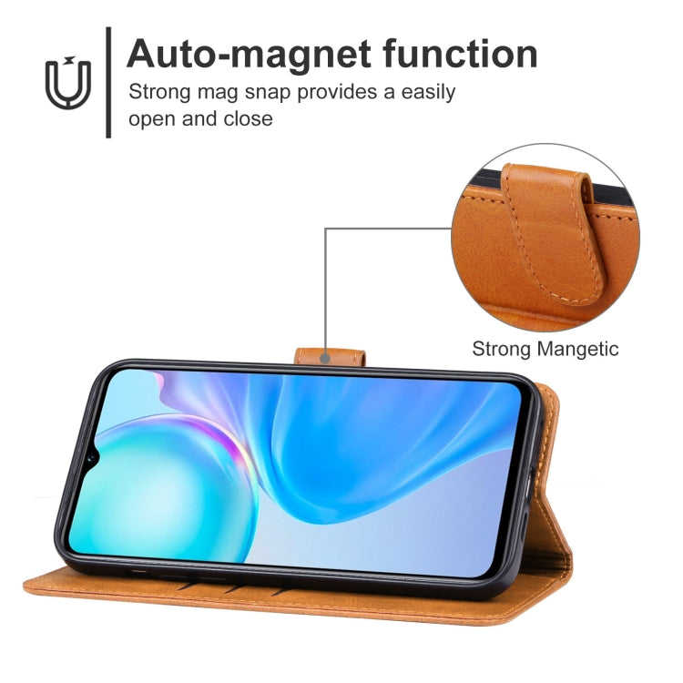 For vivo Y77e (t1) Leather Phone Case