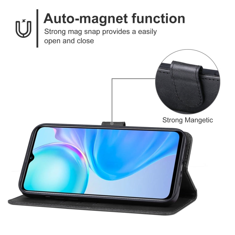 For vivo Y77e (t1) Leather Phone Case