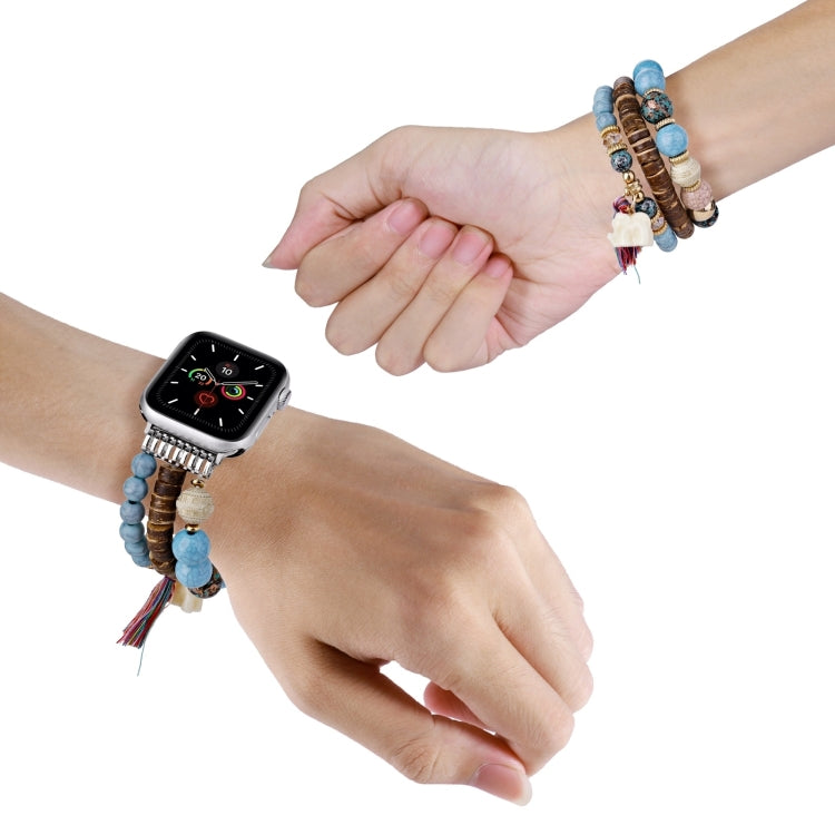 Beads Elephant Pendant Watch Band For Apple Watch Series 10 46mm