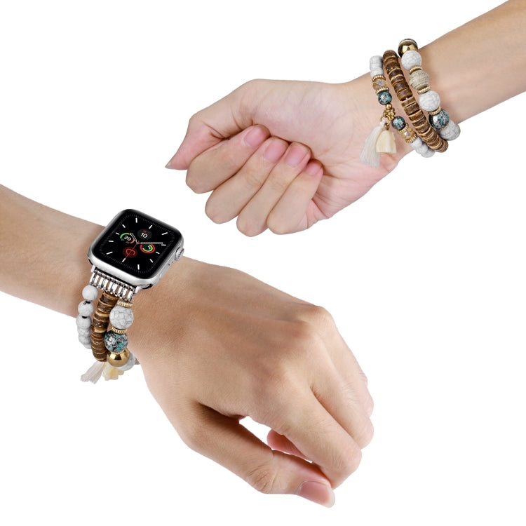 Beads Elephant Pendant Watch Band For Apple Watch Series 10 46mm