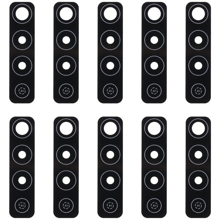 For Tecno Camon 17 CG6 10pcs Back Camera Lens