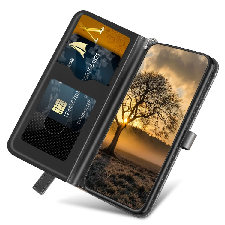 For Xiaomi Redmi Note 12 4G Global Life of Tree Embossing Pattern Horizontal Flip Leather Phone Case