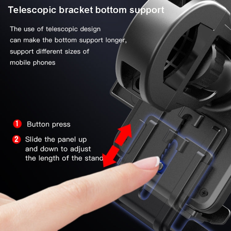 Yesido C94 Bicycle / Motorcycle Elastic Clip Phone Navigation Bracket(Black)