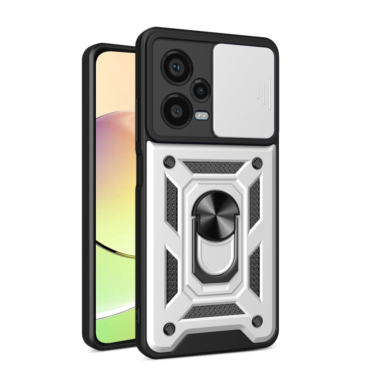 For Xiaomi Redmi Note 12 Pro+ 5G Sliding Camera Cover Design TPU+PC Protective Case
