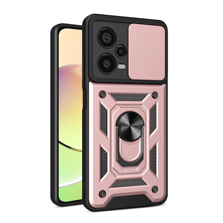 For Xiaomi Redmi Note 12 Pro+ 5G Sliding Camera Cover Design TPU+PC Protective Case