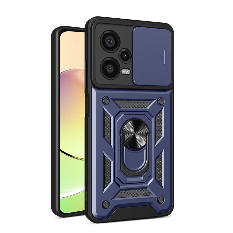 For Xiaomi Redmi Note 12 Pro+ 5G Sliding Camera Cover Design TPU+PC Protective Case