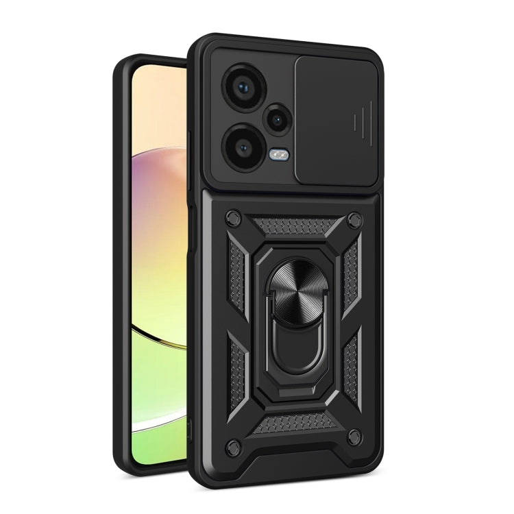 For Xiaomi Redmi Note 12 Pro+ 5G Sliding Camera Cover Design TPU+PC Protective Case