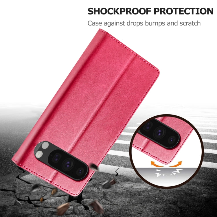For Google Pixel 9 Pro XL LC.IMEEKE Calf Texture Flip Leather Phone Case