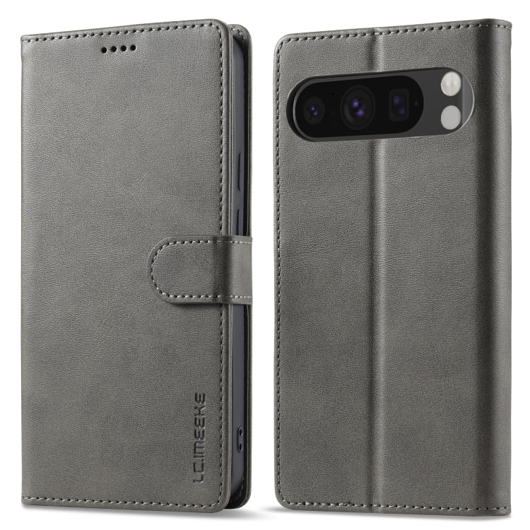 For Google Pixel 9 Pro XL LC.IMEEKE Calf Texture Flip Leather Phone Case