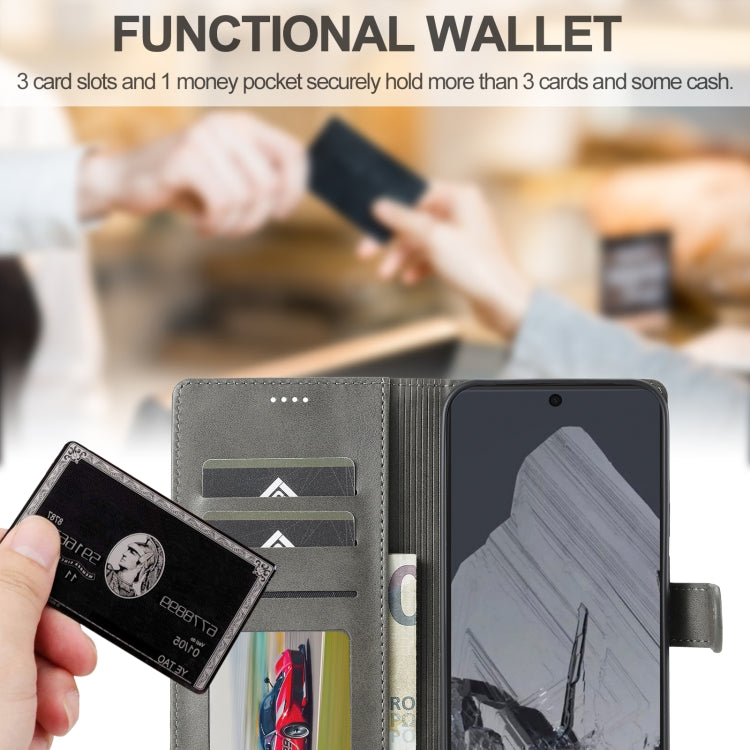 For Google Pixel 9 Pro XL LC.IMEEKE Calf Texture Flip Leather Phone Case