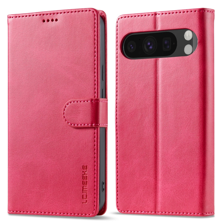 For Google Pixel 9 / 9 Pro LC.IMEEKE Calf Texture Flip Leather Phone Case