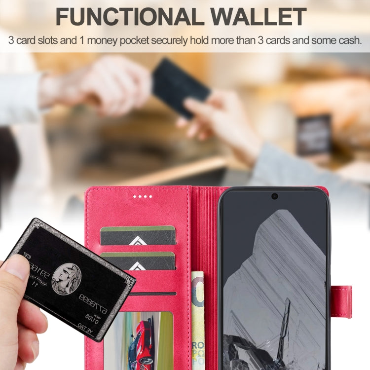 For Google Pixel 9 / 9 Pro LC.IMEEKE Calf Texture Flip Leather Phone Case