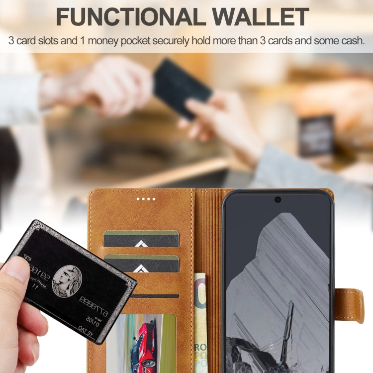 For Google Pixel 9 / 9 Pro LC.IMEEKE Calf Texture Flip Leather Phone Case