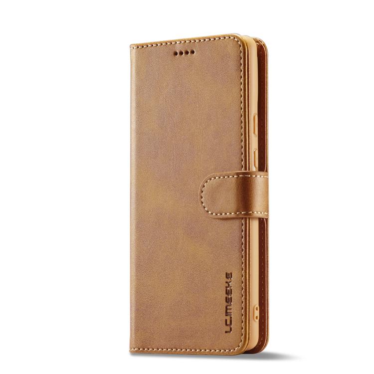 For Google Pixel 6a LC.IMEEKE Calf Texture Flip Leather Phone Case