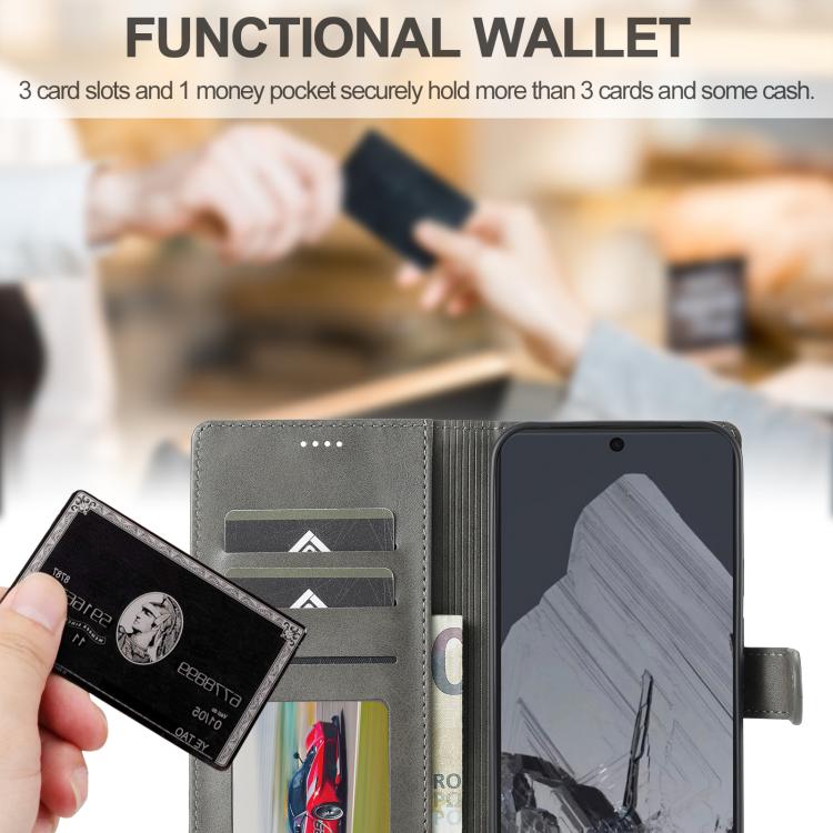For Google Pixel 10 Pro XL LC.IMEEKE Calf Texture Flip Leather Phone Case