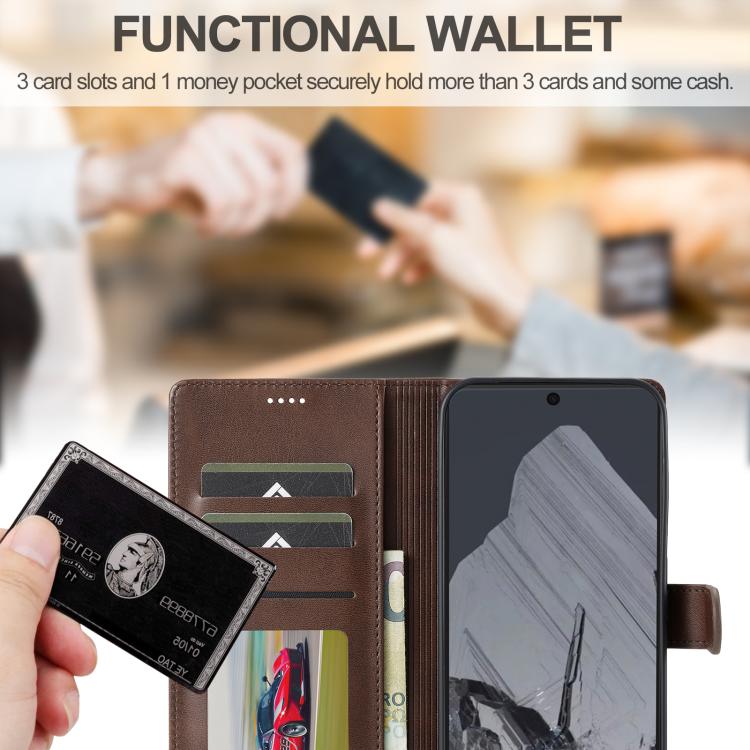 For Google Pixel 10 / 10 Pro LC.IMEEKE Calf Texture Flip Leather Phone Case