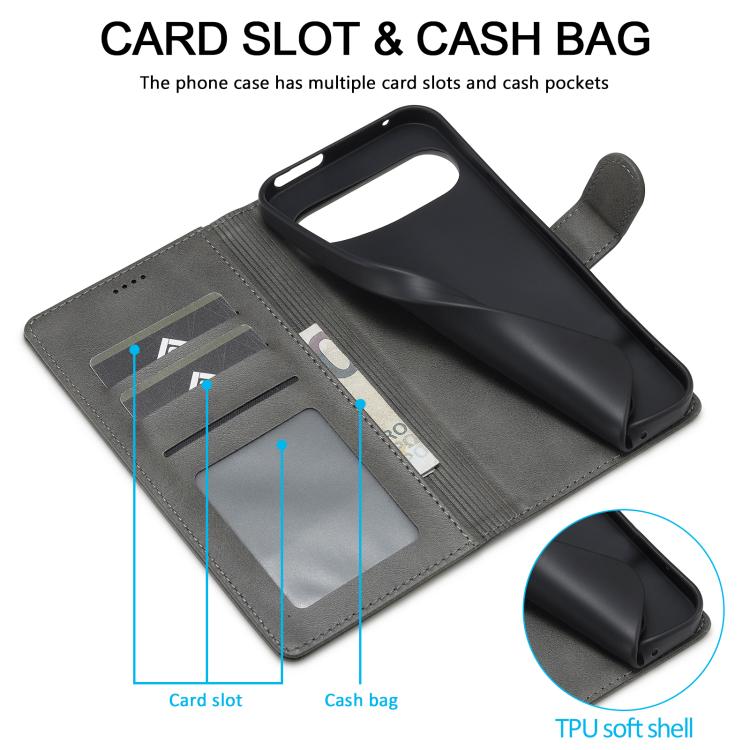 For Google Pixel 10 / 10 Pro LC.IMEEKE Calf Texture Flip Leather Phone Case