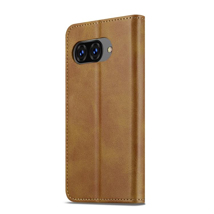 For Google Pixel 10a LC.IMEEKE Calf Texture Flip Leather Phone Case