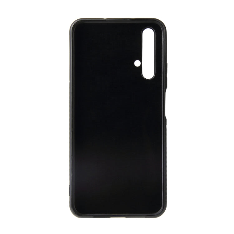 For Huawei Honor 20 Carbon Fiber Texture Shockproof TPU Protective Case