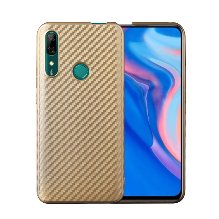 For Huawei P Smart Z Carbon Fiber Texture Shockproof TPU Protective Case