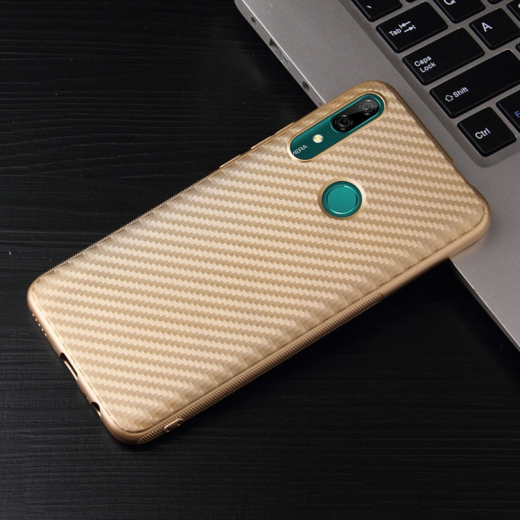 For Huawei P Smart Z Carbon Fiber Texture Shockproof TPU Protective Case