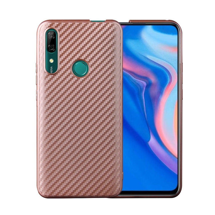 For Huawei P Smart Z Carbon Fiber Texture Shockproof TPU Protective Case