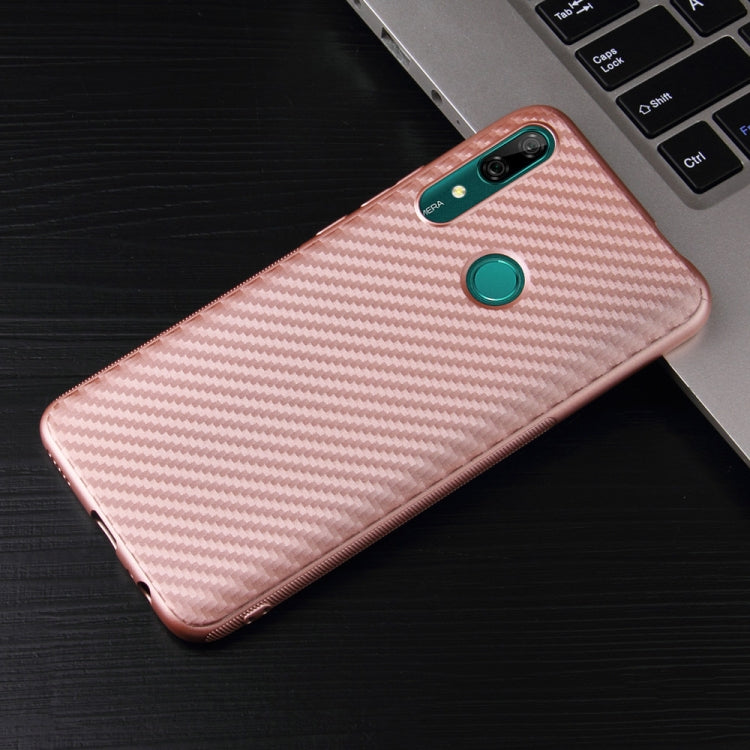 For Huawei P Smart Z Carbon Fiber Texture Shockproof TPU Protective Case