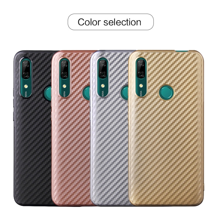 For Huawei P Smart Z Carbon Fiber Texture Shockproof TPU Protective Case