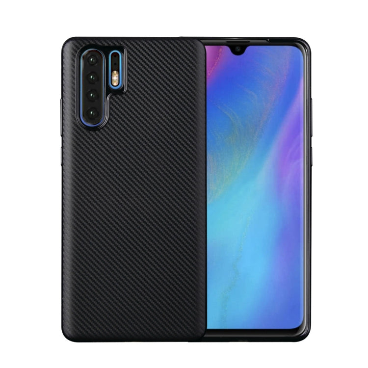 For Huawei P30 Pro Carbon Fiber Texture Shockproof TPU Protective Case