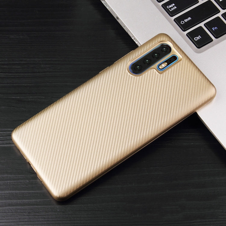 For Huawei P30 Pro Carbon Fiber Texture Shockproof TPU Protective Case