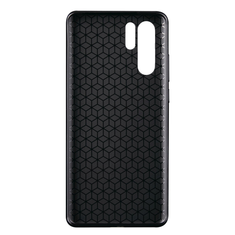 For Huawei P30 Pro Carbon Fiber Texture Shockproof TPU Protective Case