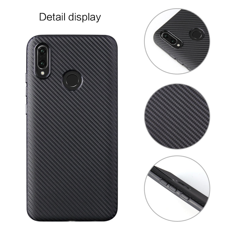 For Huawei Honor 10 Lite Carbon Fiber Texture Shockproof TPU Protective Case