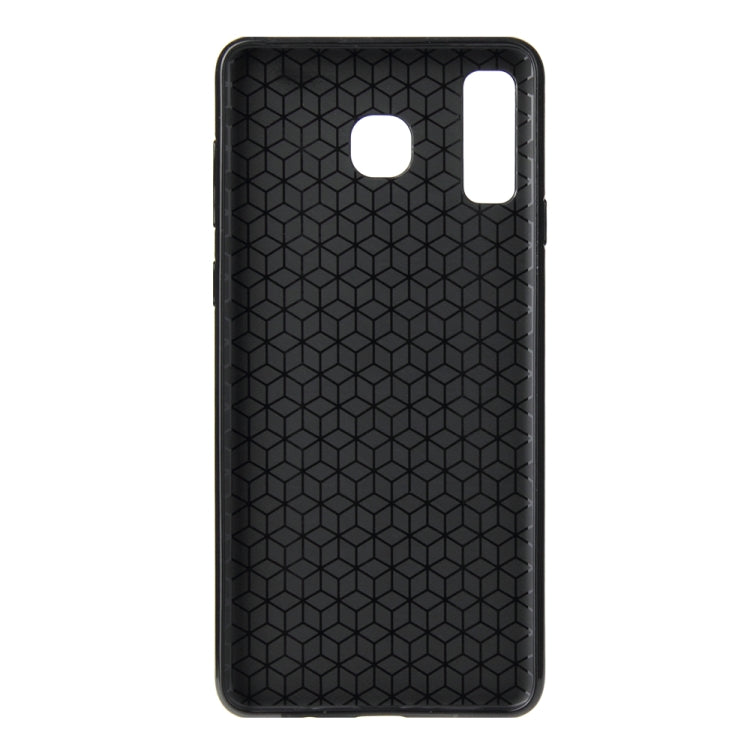 For Samsung Galaxy A8 Star Carbon Fiber Texture Shockproof TPU Protective Case