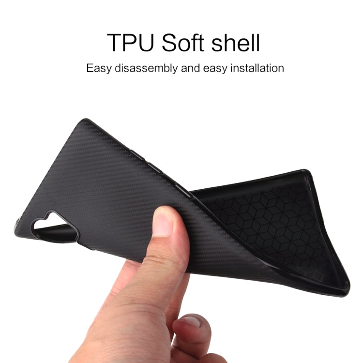 For Samsung Galaxy Note 10+ Carbon Fiber Texture Shockproof TPU Protective Case