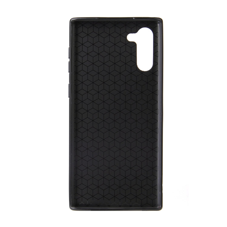 For Samsung Galaxy Note 10 Carbon Fiber Texture Shockproof TPU Protective Case