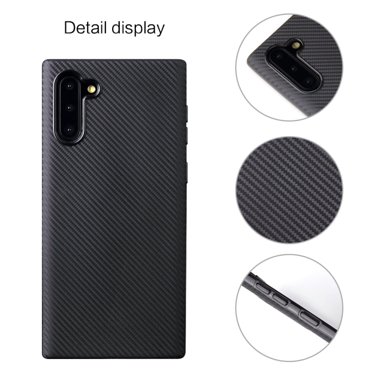 For Samsung Galaxy Note 10 Carbon Fiber Texture Shockproof TPU Protective Case
