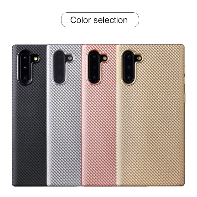 For Samsung Galaxy Note 10 Carbon Fiber Texture Shockproof TPU Protective Case