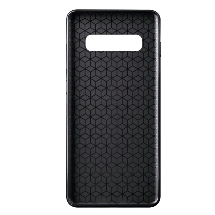 For Samsung Galaxy S10 Lite Carbon Fiber Texture Shockproof TPU Protective Case