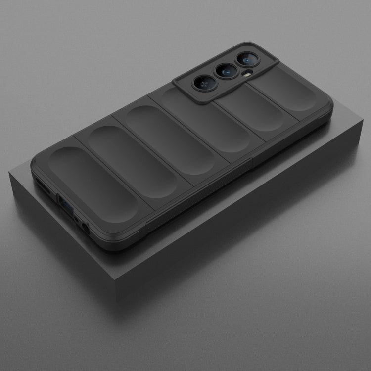For Realme C65 4G Global Magic Shield TPU + Flannel Phone Case