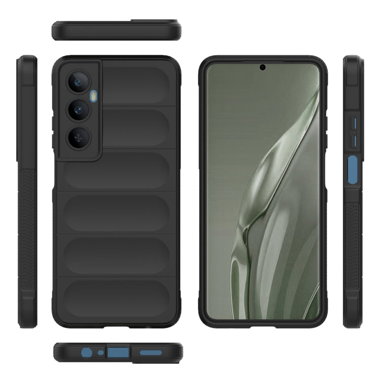 For Realme C65 4G Global Magic Shield TPU + Flannel Phone Case