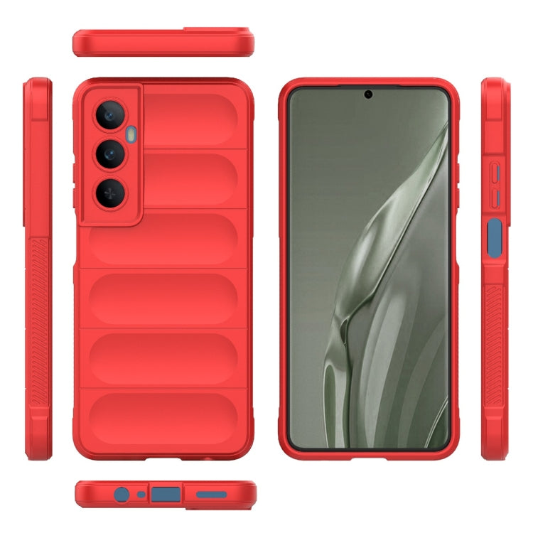 For Realme C65 4G Global Magic Shield TPU + Flannel Phone Case