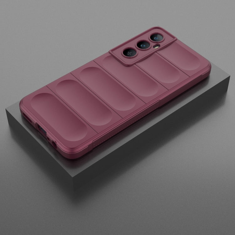 For Realme C65 4G Global Magic Shield TPU + Flannel Phone Case