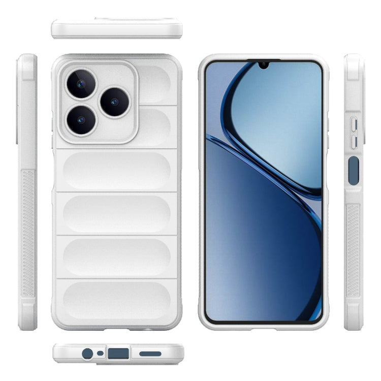 For Realme C63 4G Global Magic Shield TPU + Flannel Phone Case