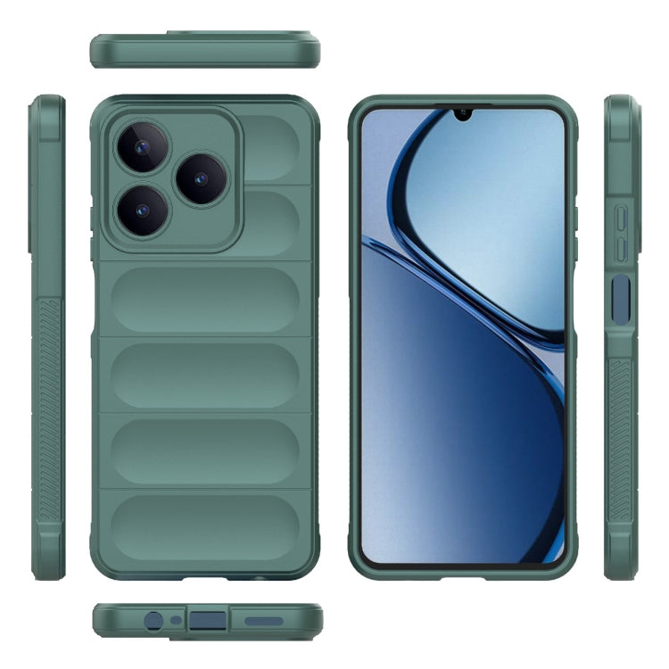 For Realme C61 4G Global Magic Shield TPU + Flannel Phone Case