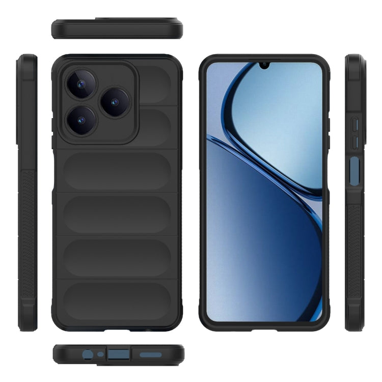For Realme Narzo N63  4G Global Magic Shield TPU + Flannel Phone Case