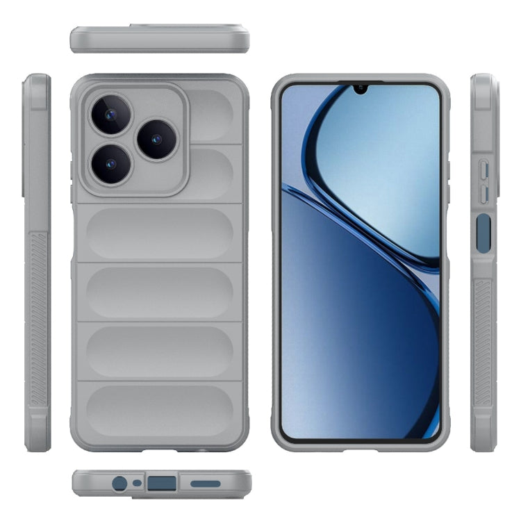 For Realme Narzo N63  4G Global Magic Shield TPU + Flannel Phone Case
