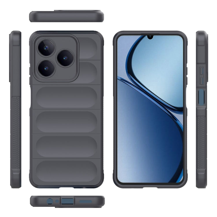 For Realme Narzo N63  4G Global Magic Shield TPU + Flannel Phone Case