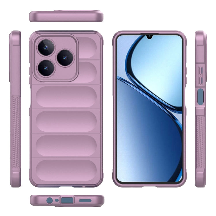 For Realme Narzo N63  4G Global Magic Shield TPU + Flannel Phone Case